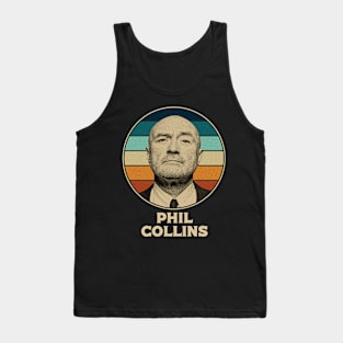 retro Phil Collins Tank Top